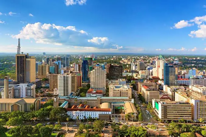 An aerial view of Nairobi PHOTO/Courtesy