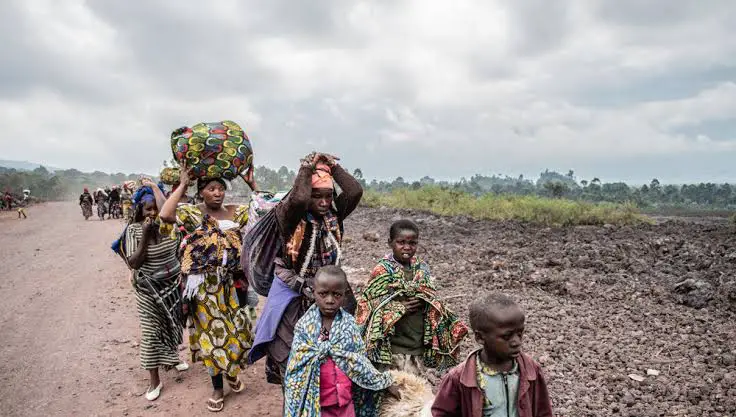 Displaced people in Eastern DRC PHOTO/ICRC