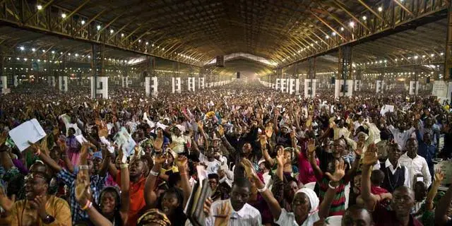 Worshippers in church PHOTO/UGC
