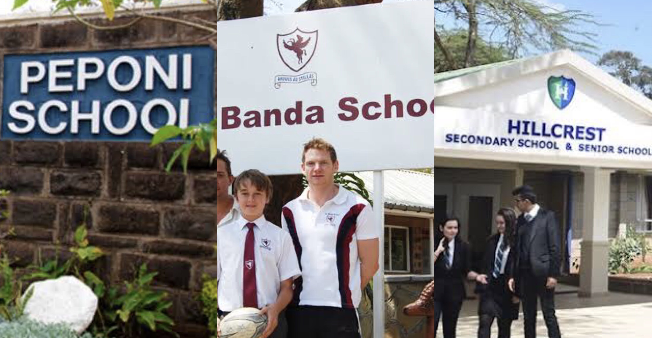 Peponi School, The Banda School and Hillcrest School PHOTO/Courtesy