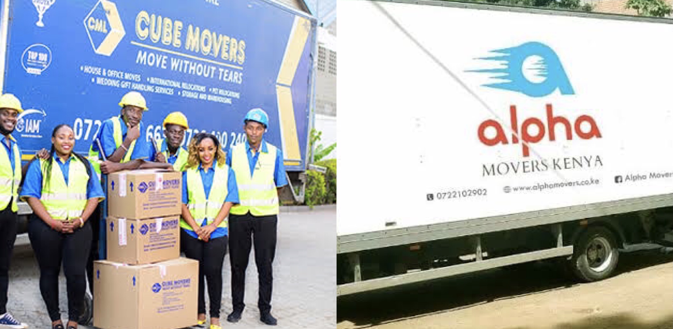 Cube Movers and Alpha Movers Kenya /Courtesy