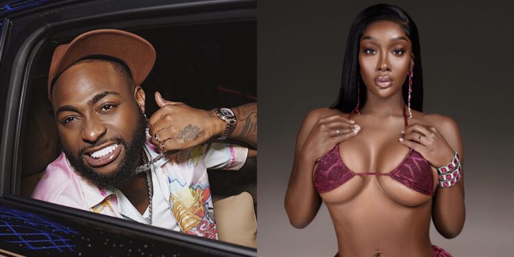 Singer Davido and Anita Brown, his alleged baby mama PHOTO/Instagram